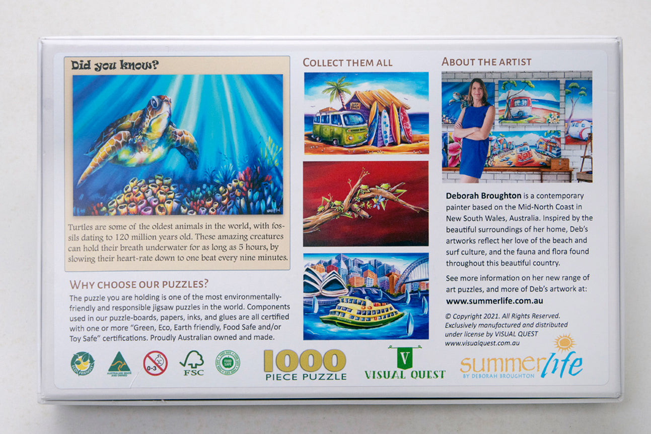 Turtle Reef - 1000 Piece Puzzle